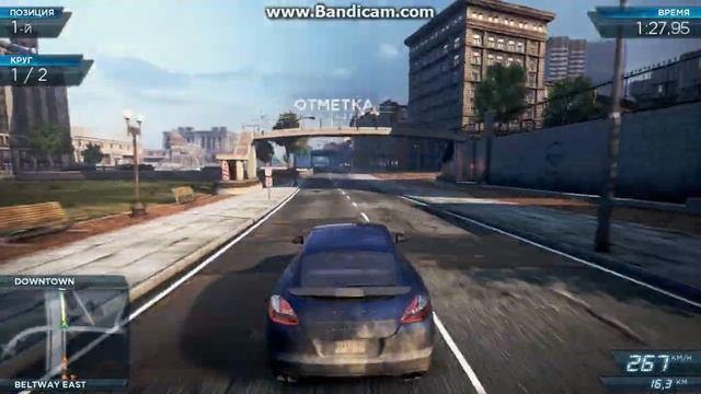 Кольцевой заезд Porsche Panamera NFS MW 2 смотреть онлайн