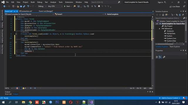 Make AutoComplete Search Results VB.NET смотреть онлайн