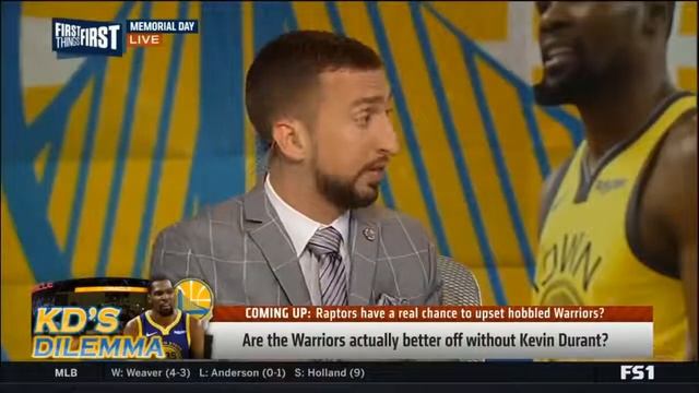 Cris and Nick REACT To Kevin Durant disputing idea GS better without him смотреть онлайн