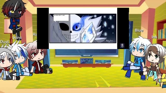 Sans AU react to Error meet Abyss sans/Abyss meme смотреть онлайн