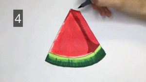 РИСУЕМ АРБУЗ || Маркеры для скетчинга