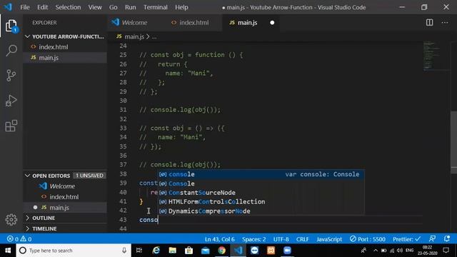 JavaScript Crash Course for Beginners : Arrow Functions | MicroDegree смотреть онлайн