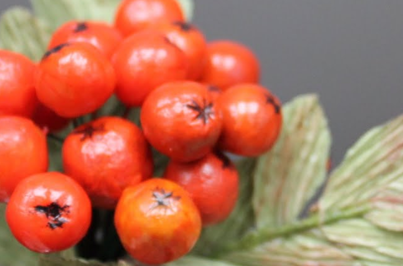 Как сделать Ягоды Рябины для букетов и композиций. DIY смотреть онлайн