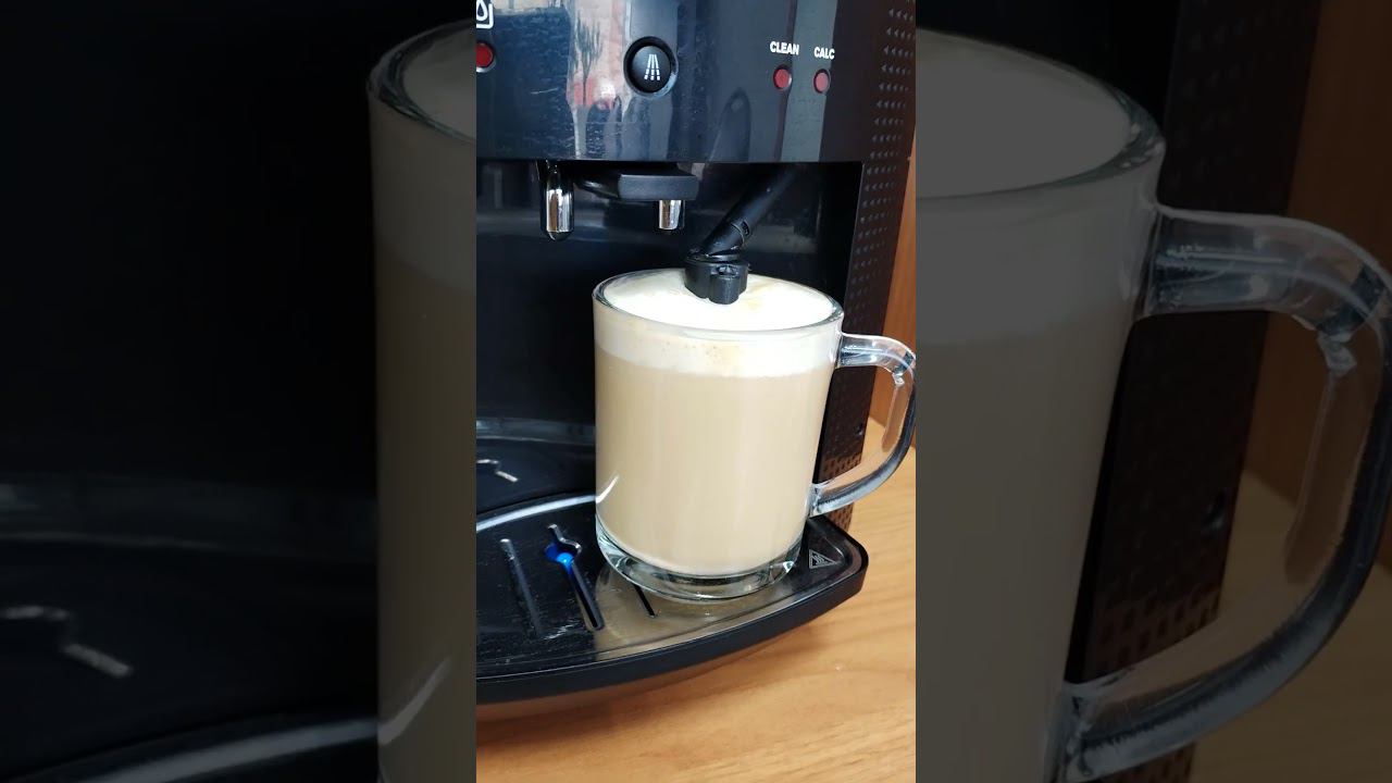 Работа капучинатора кофемашины Krups EA810870 смотреть онлайн