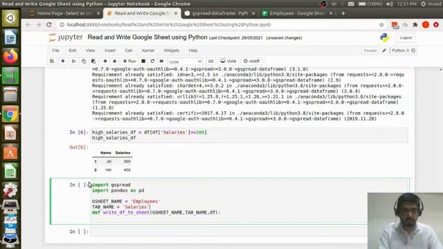 Writing to Google Sheets (GSheets) using Python libraries смотреть онлайн