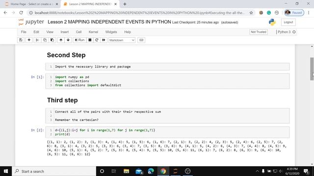 LESSON 2: MACHINE LEARNING ALGORITHM ESSENTIALS: Mapping Independent Events in Python смотреть онлайн