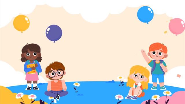 Детский футаж для текста для видеомонтажа. День защиты детей фон, с днем рождения. смотреть онлайн