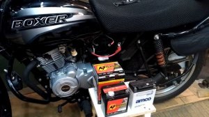 Баджадж Боксер 150. Новый аккумулятор.