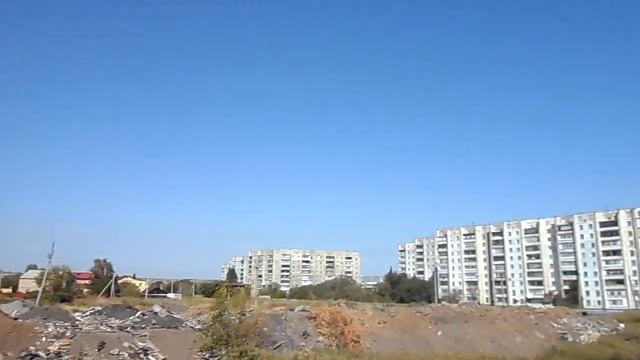 Майкудук летом | обзор вокруг над Сахалинским родником с края насыпи над руслом ручья - 2021 год смотреть онлайн