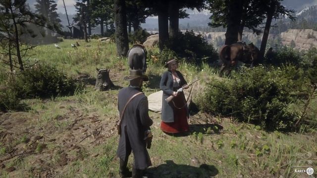 Hosea gets mad because he caught Sean Napping on Guard Duty | Red Dead Redemption 2 смотреть онлайн