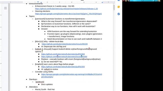 Kubernetes SIG CLI 20200923 смотреть онлайн