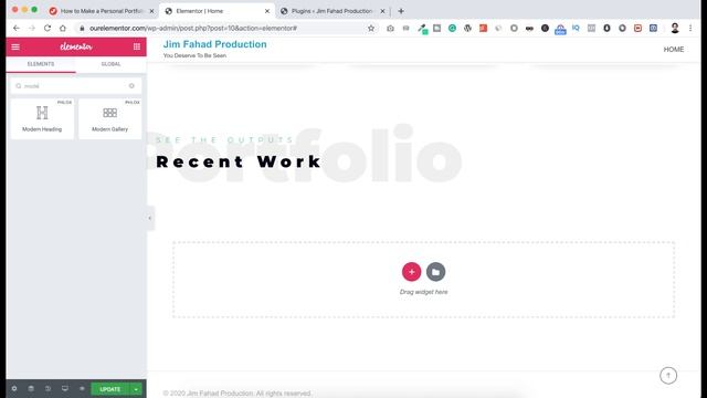 [A-Z] How to Create a PERSONAL PORTFOLIO WordPress Website 2022 | Elementor Tutorial смотреть онлайн