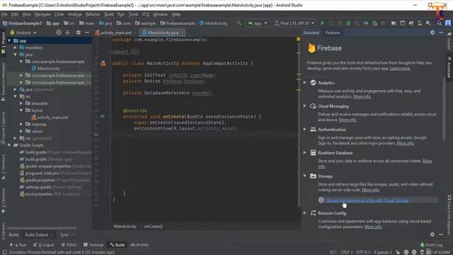 Android Firebase Storage - 1 - How Set Up Firebase Storage & Add dependancy in Android Studio смотреть онлайн