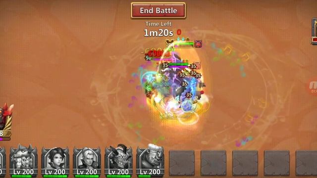 Castle Clash | Challenge a Warden | Oracle Level 50 | 98 million damage run смотреть онлайн