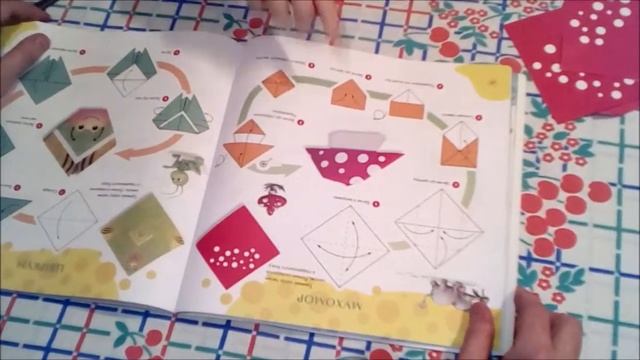 Делаем цветные оригами для детей животные Make colorful origami animals смотреть онлайн