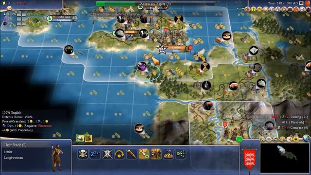 Let's Play Civ 4 Earth1000AD scenario England - Part 2 смотреть онлайн
