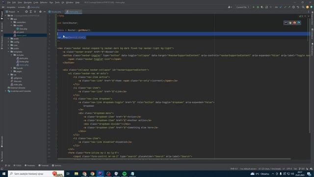 PHP 101 | MVC | E06 - Dynamické generování menu podle práv uživatele смотреть онлайн