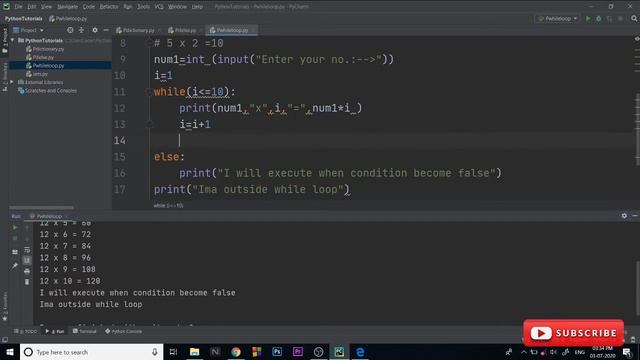 while loop in Python | Python Tutorial for beginners | Python Tutorial | Python Programming Hindi смотреть онлайн