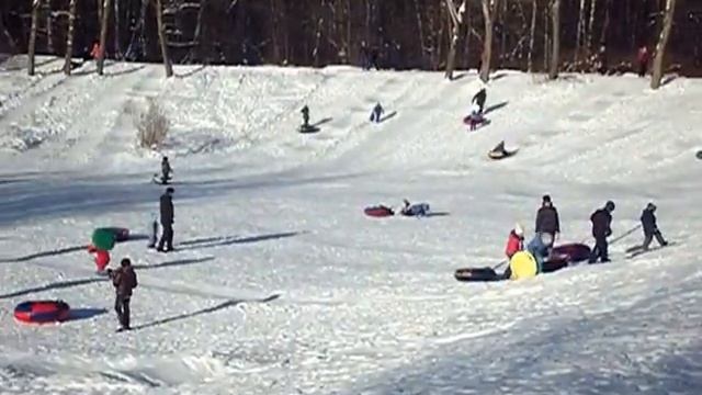 2013 01 26 Кусково Покатушки Сухой пруд смотреть онлайн