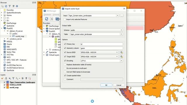 PostgreSQL & QGIS Spatial Database смотреть онлайн