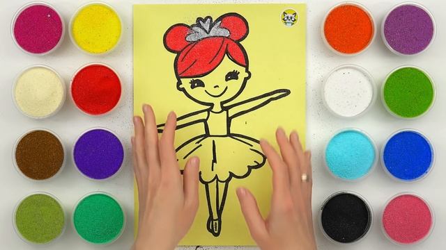 Sand Painting & How To Draw Ballerina