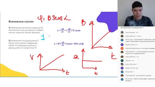Закон Фарадея и правило Ленца смотреть онлайн
