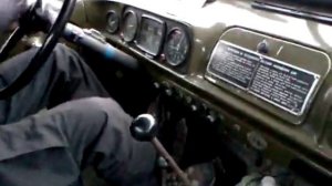 Вождение Зил-131 по площадке в автошколе