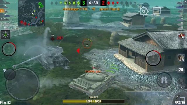 WoT Blitz | T-54 solo game | Lost Temple смотреть онлайн
