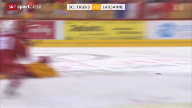 SCL Tigers vs. Lausanne HC (2:1 SO) - 30.01.2016 смотреть онлайн