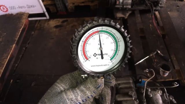 Двигатель D4CB-2413990 2.5 123 л.с. Hyundai Porter – проверка компрессии