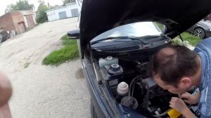 Как слить антифриз с помощью компрессора