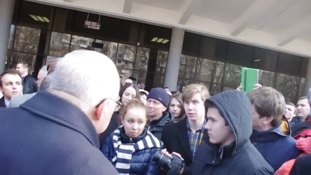 Встреча с ректором КНУБА 24.02.14 смотреть онлайн