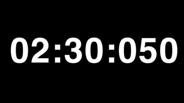 5 MINUTE TIMER (with milliseconds) 1080p60