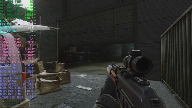 EFT \\ Interchange \\ 7800X3D + 4090 + DDR5-6000C26 // X670E AORUS Xtreme Neo G8 240Hz // 4K Native смотреть онлайн
