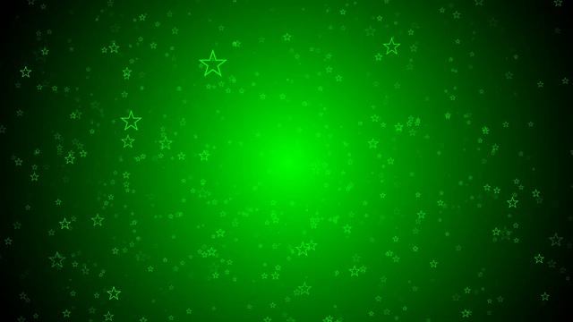 Шикарный праздничный футаж фона зелёного цвета с эффектом контура звёзд смотреть онлайн
