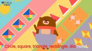Shapes Song! _ 2D Shapes _ Wormhole English - Songs for Kids
