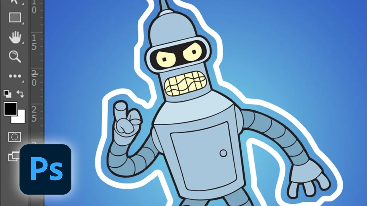 Как сделать обводку с отступом от объекта в фотошопе смотреть онлайн