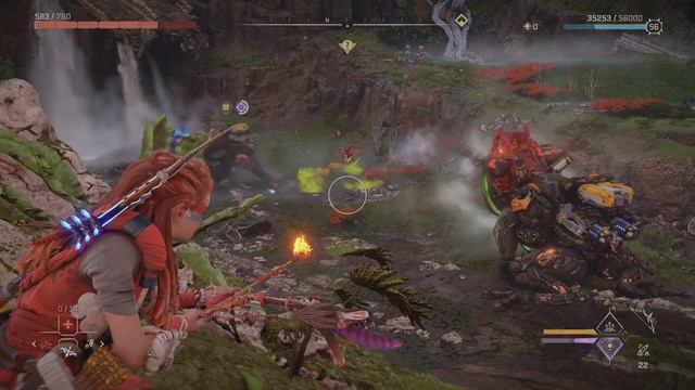 Horizon Forbidden West, "Greninja" vs Bilegut, Burning Shores, Very hard, PS5 Gameplay. смотреть онлайн