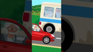 Машина для Профессора - Синий трактор Шортс