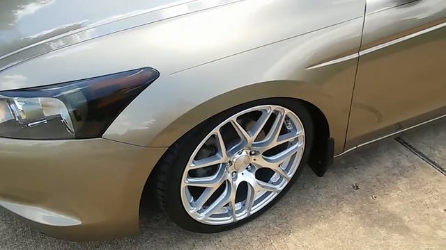 Custom 2009 accord GF9 rims and Megan racing coilo смотреть онлайн
