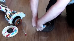 СЛОМАЛОСЬ КОЛЕСО У ГИРОСКУТЕРА! РЕМОНТ СВОИМИ РУКАМИ!