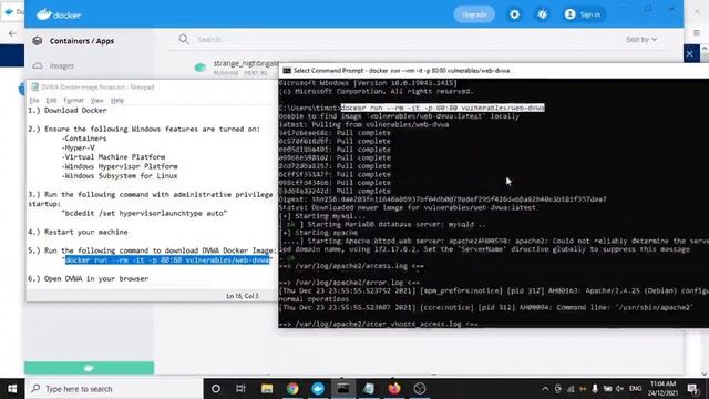 Lab Setup: Damn Vulnerable Web Application (DVWA) using Docker смотреть онлайн