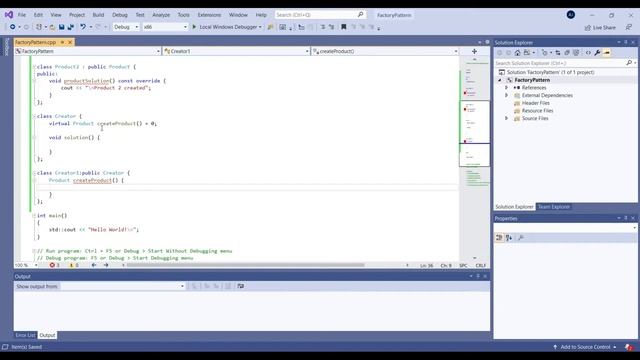 C++ Factory Method Design Pattern | Learn factory design pattern in a simplified way | Tutorial смотреть онлайн