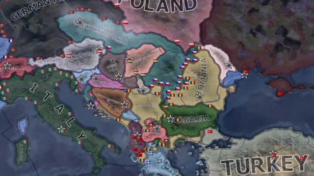 Balkan Battle Royale hoi4 Timelapse смотреть онлайн