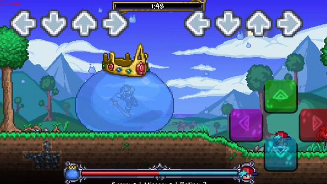 FNF Terraria Mod Vs Slime King In TerraFunk On Android | (Link In Decription) смотреть онлайн