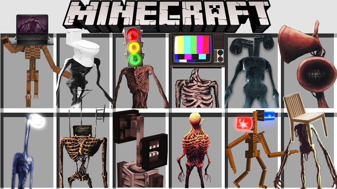 Мод на все виды СИРЕНОГОЛОВЫХ в майнкрафт ! ТРЕВОР ХЕНДЕРСОН SIREN HEAD MINECRAFT смотреть онлайн