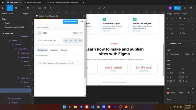Figma to website with one click | No code Tool inside Figma | Simplifying web dev for everyone. смотреть онлайн