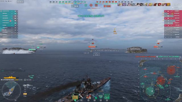 [WOWS]Petropavlovsk 219,936 Dmg 7 Kills смотреть онлайн