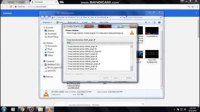CARA INSTAL MEDIA PLAYER (VLC) DI WINDOWS 7 32BIT 2018 смотреть онлайн