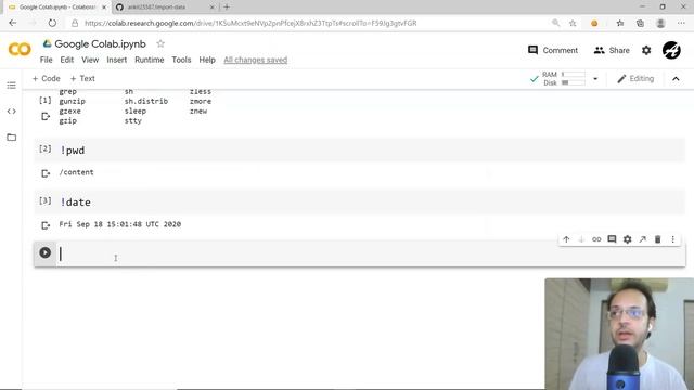 5) Google Colab Tutorial | System Level Command from Colab смотреть онлайн